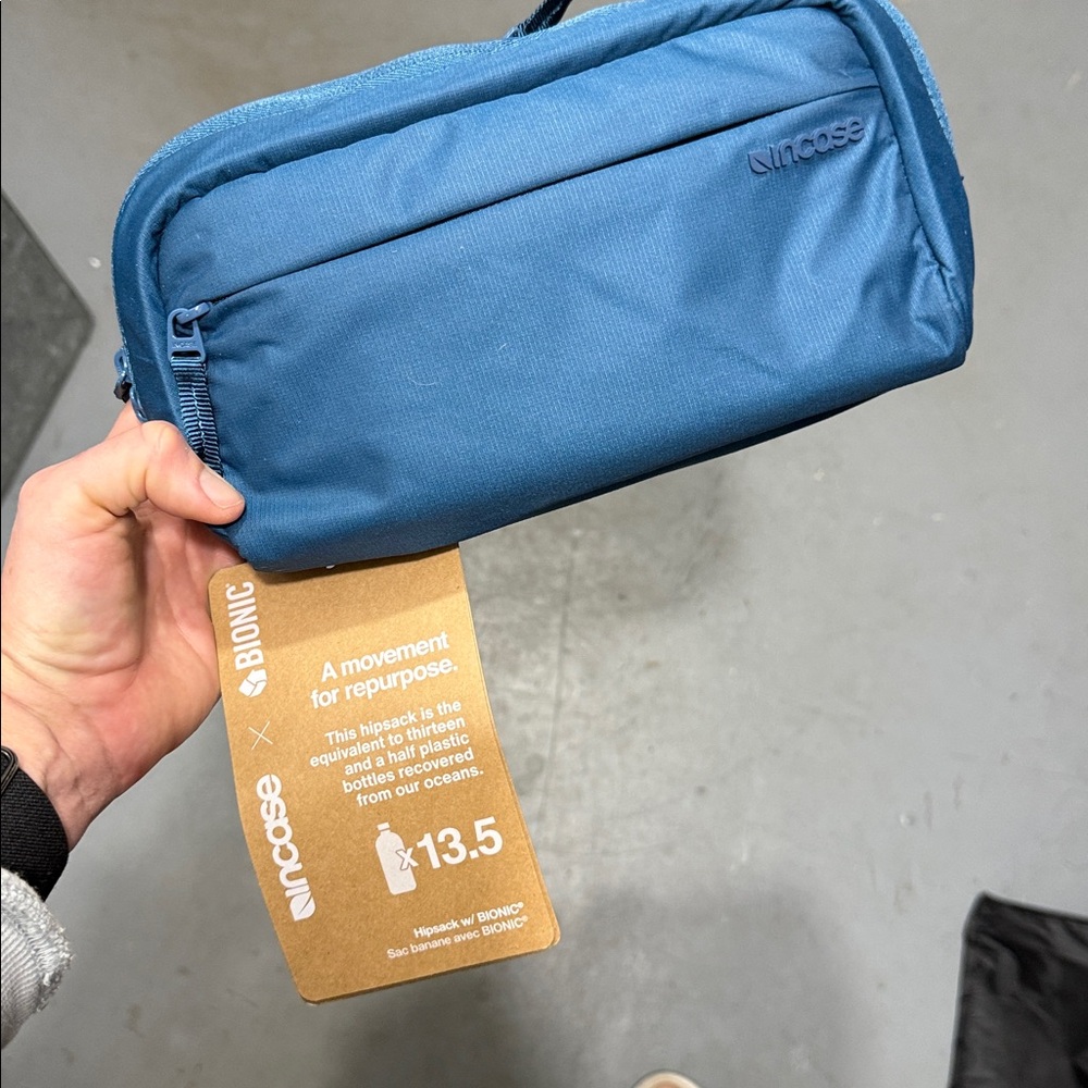 Incase Navy Belt Bag for Men